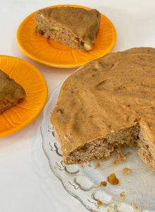 كيكة التفاح مع القرفة