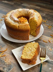 كيكة البرتقال نباتي