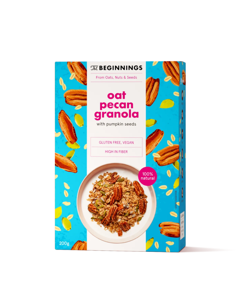 جرانولا الشوفان مع البيكان