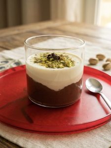 بودينغ الشيا بالشوكولاتة